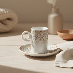 Porcelain Teacup Set 6 Pcs